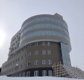 Наша компания завершает работы по устройству навесного вентилируемого фасада здания Учебного центра МЧС (г. Новокузнецк)