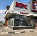 Наша команда завершила комплекс монтажных работ по остеклению KFC (г Новокузнецк, ул. Хлебозаводская)