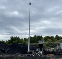 Специалисты нашей компании приступают к устройству молниезащиты угольного склада АО «Шахта «Антоновская»
